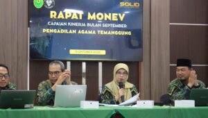 Evaluasi Kinerja September, PA Temanggung Perkuat Komitmen Raih Target Kinerja